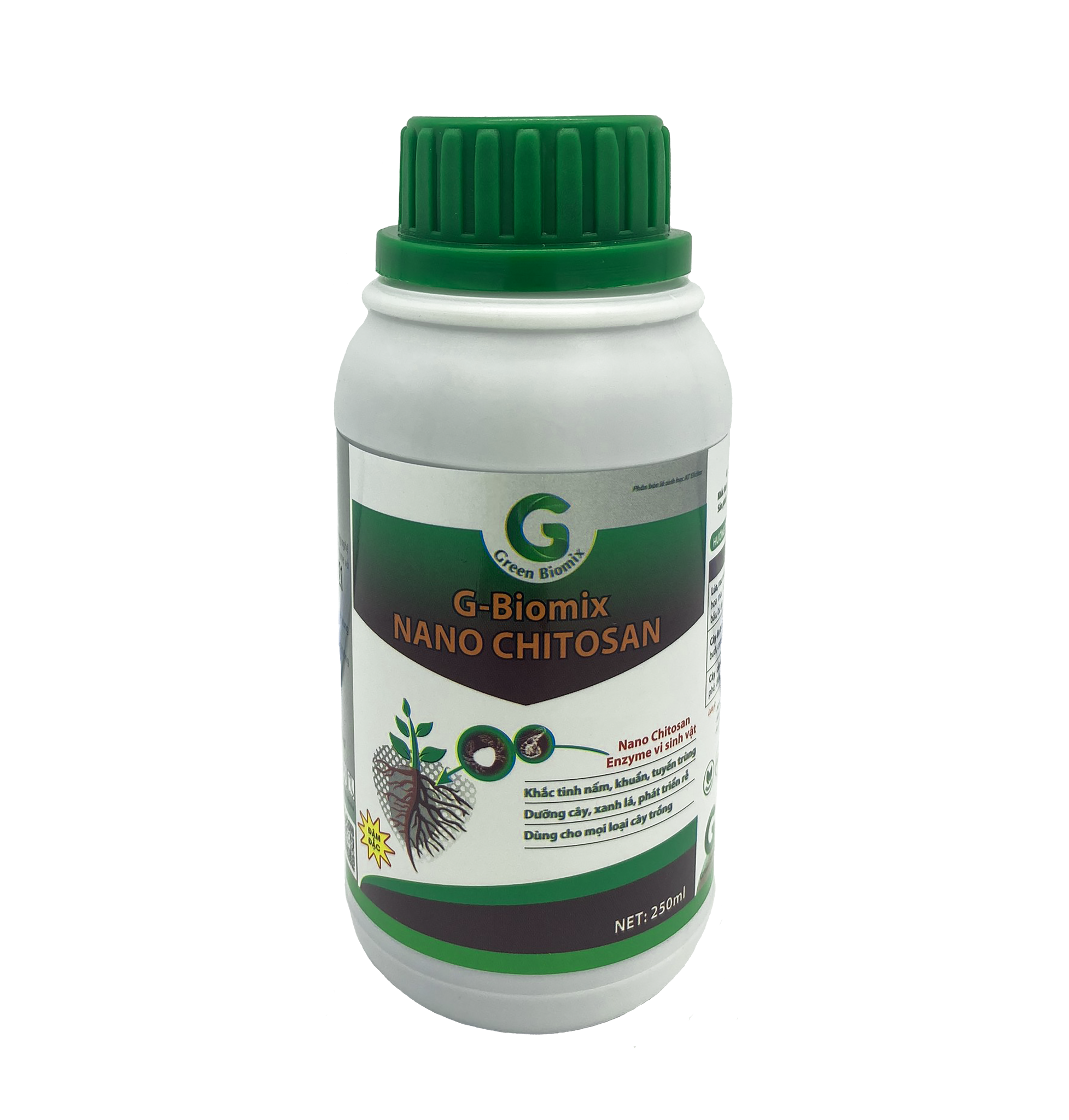 G-Biomix NANO CHITOSAN (250ml) Khắc tinh bệnh hại cây trồng - GreenBiomix